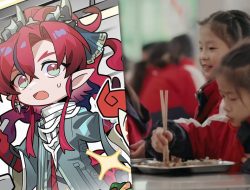 Dev. Arknights Bagikan Makan Siang Gratis untuk Anak Sekolah di Pedesaan Cina