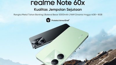 Realme Note 60x: Smartphone Rp1 Jutaan dengan ArmorShell Protection Tangguh