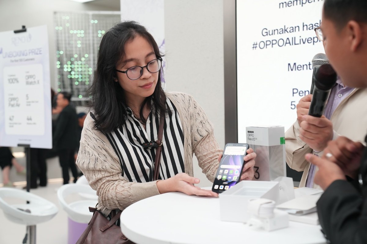 Trio Oppo Reno13 Series 5G: Ponsel AI Stylish Kini Hadir di Indonesia