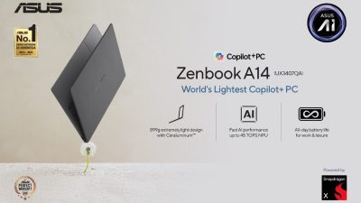 Asus Zenbook A14 Resmi Hadir di Indonesia: Laptop Copilot+ PC Paling Ringan dengan Daya Tahan 19 Jam