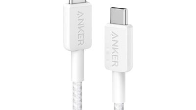 Anker 322 USB-C: Kabel Pengisian Daya Super Cepat, Isi 55% dalam 30 Menit!